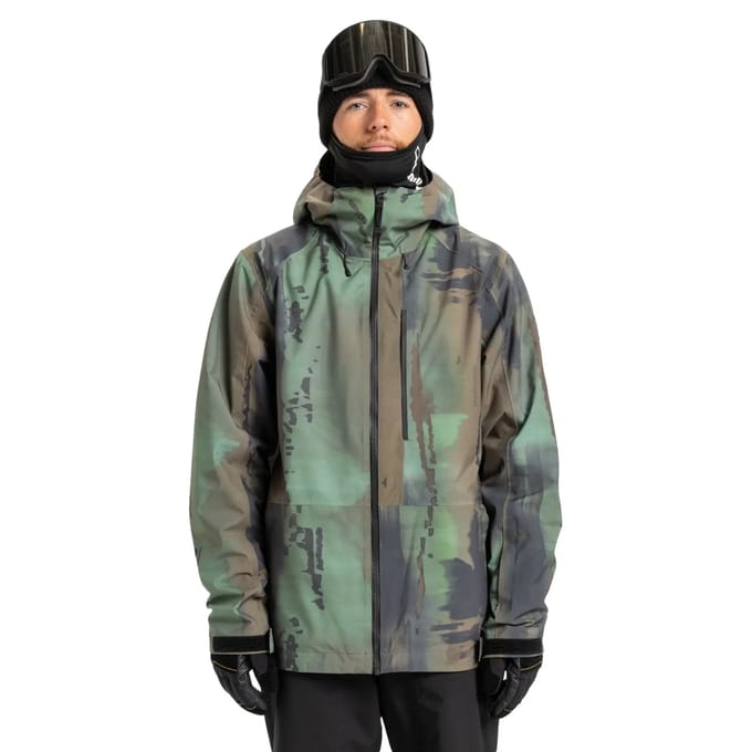 Quiksilver Muldrow 20k Jas Groen,Bruin S Man