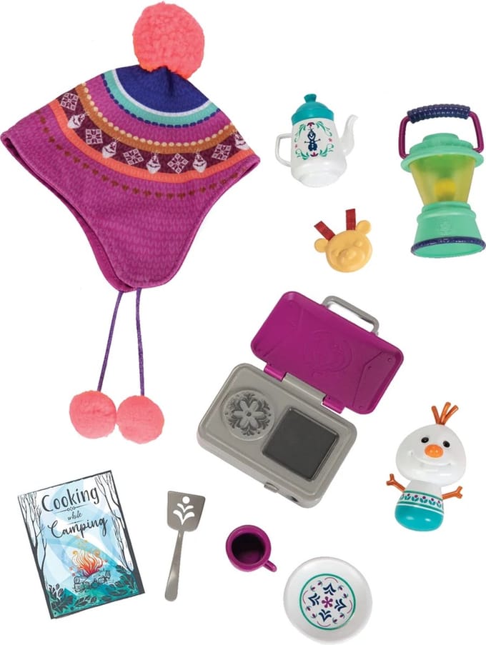 DISNEY ILY Frozen 45CM ANNA CAMPING ACCESSOIRES SET