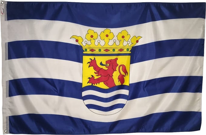 Trasal - vlag Zeeland - zeeuwse vlag - 150x90cm