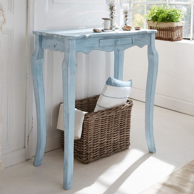 LOBERON Sidetable Barbey antiekblauw