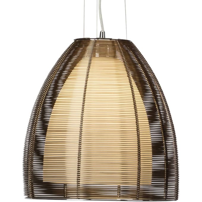 Brilliant Hanglamp Relax, 1-lamp 30cm brons