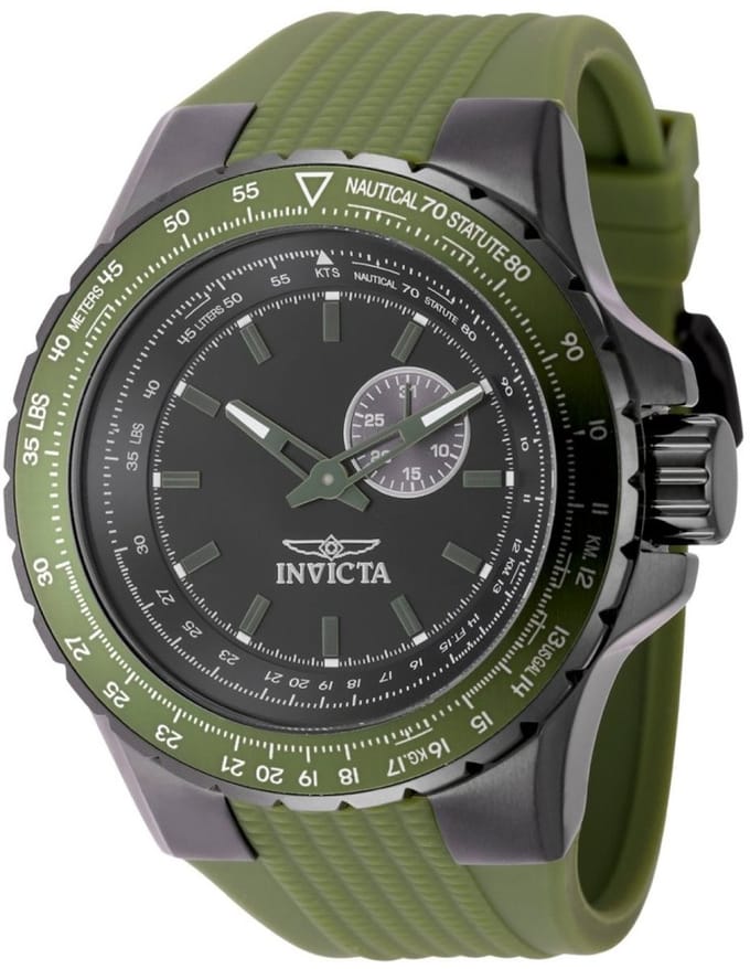 Invicta Aviator 49729 Herenhorloge - Quartz Uurwerk - 50 mm