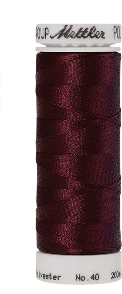 Mettler borduurgaren - Rood - Nr 2115 - Polysheen - 200 meter