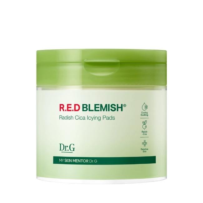 Dr.G Red Blemish Radijs Cica Icing Pad (60 pads) green
