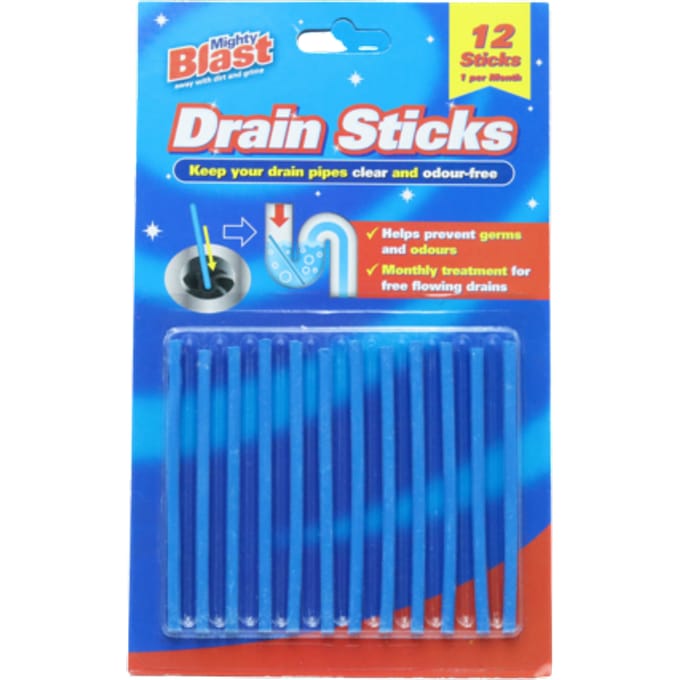 Mighty Blast Drain Sticks – 12 stuks