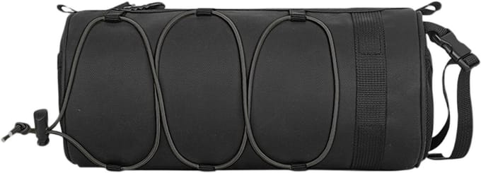 Fietstas vooraan - Frame-accessoire - met schouderband - 24x10x10cm - Waterdicht - Grijs