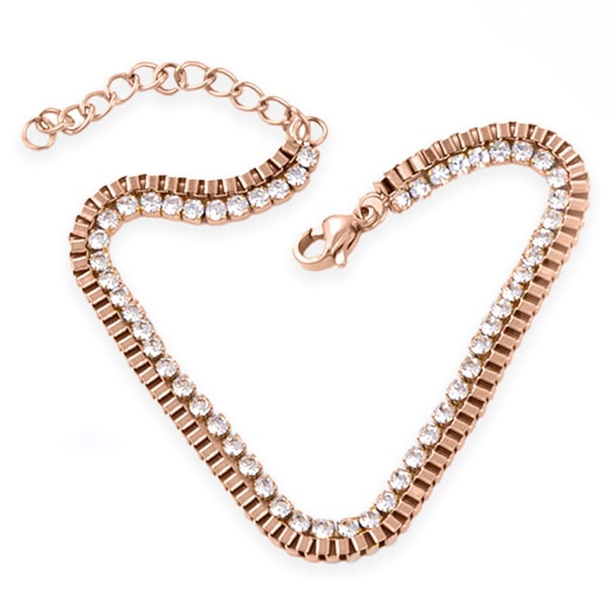 Victorious Dames Armband - Rosé Goud - Model: Primo Amore