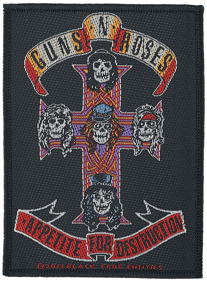 Guns N' Roses Patch - Appetite - voor Geen - standaard