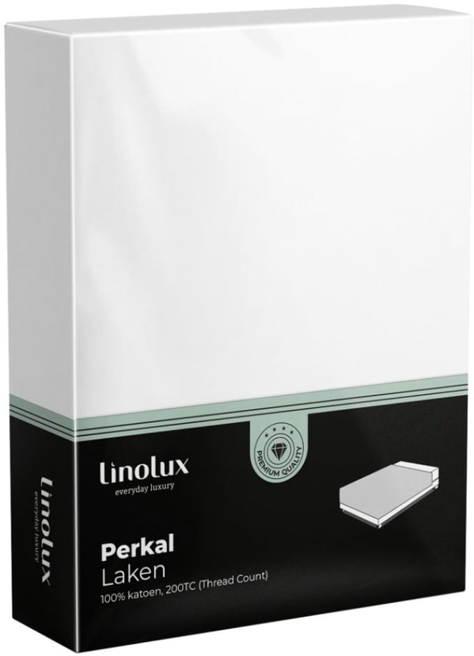 Linolux Laken Katoen Perkal White 200x265