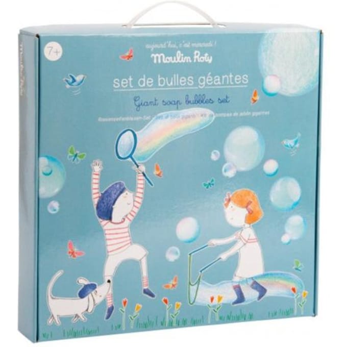 Moulin Roty reuze bellenblaas set 7 jr+