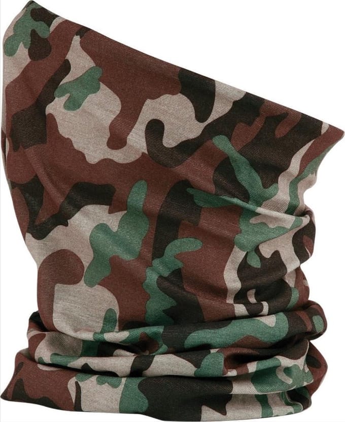 *** Camouflage Bandana Army Green - Multi-Use Original Morf - Gezichtsbescherming/Nekwarmer