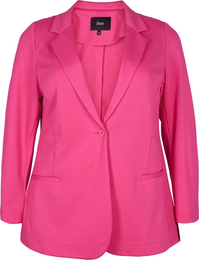 ZIZZI JMADDIE LS BLAZER Dames Jas - Pink - Maat 60