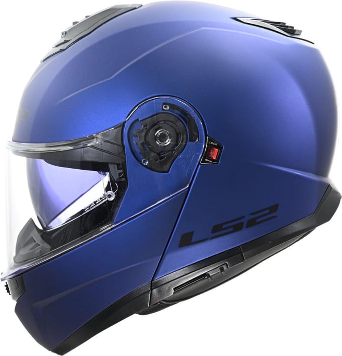 LS2 FF908 Strobe II Mat Navy Blauw 06 Systeemhelm - Maat XXXL - Helm