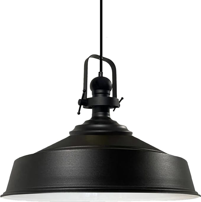 Bamyum Asletl Hanglamp Metaal Ø40 cm, Zwart Moderne Lamp