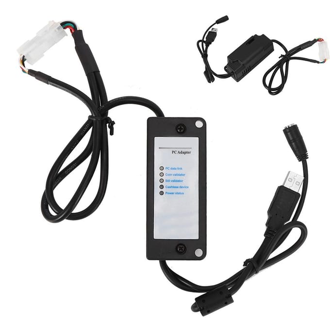 MDB Betaalapparaat naar PC Converter Biljettenacceptor Muntenverzamelaar USB Adapter Interfacebox white