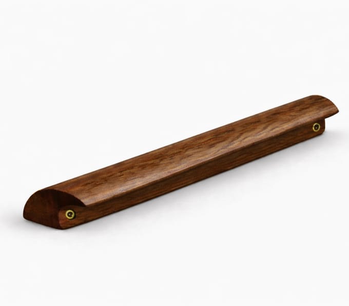 Deurgreep Ruby - donkerbruin - 192 mm