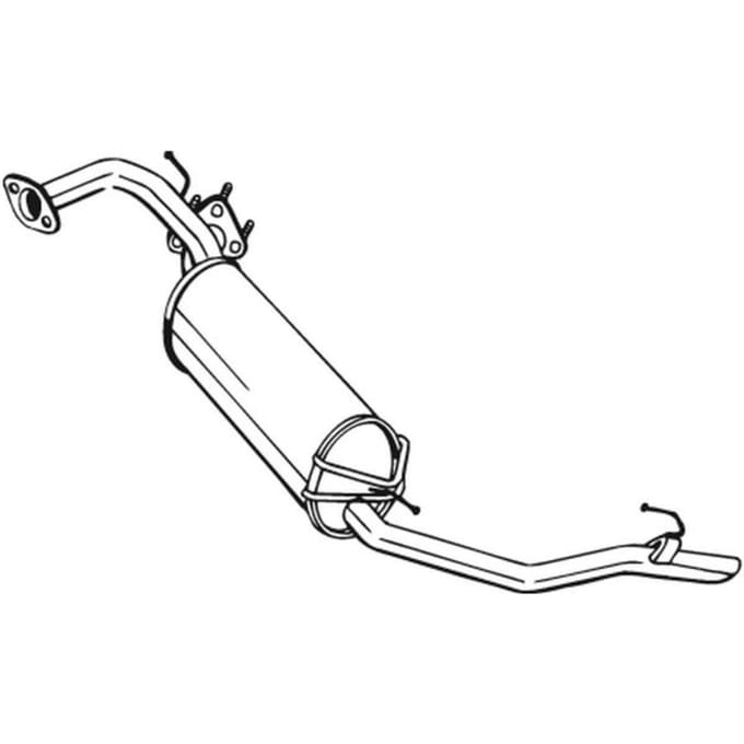 Geluiddemper achter BOSAL 282-911