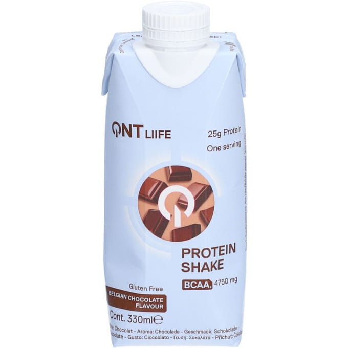 QNT Life Protein Shake Chocolat Belge – Boisson lactée protéinée avec BCAA 330 Vloeistof