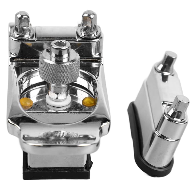 Régulateur de Caisse Claire Percussion Métal Filtre Accessoire d'Instrument pour Remplacement white
