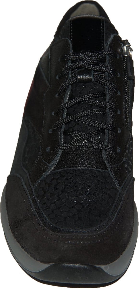 Durea Dames Sneaker - 6308-605-1738 Zwart/Combi - Wijdte H - Maat 7½ (41)