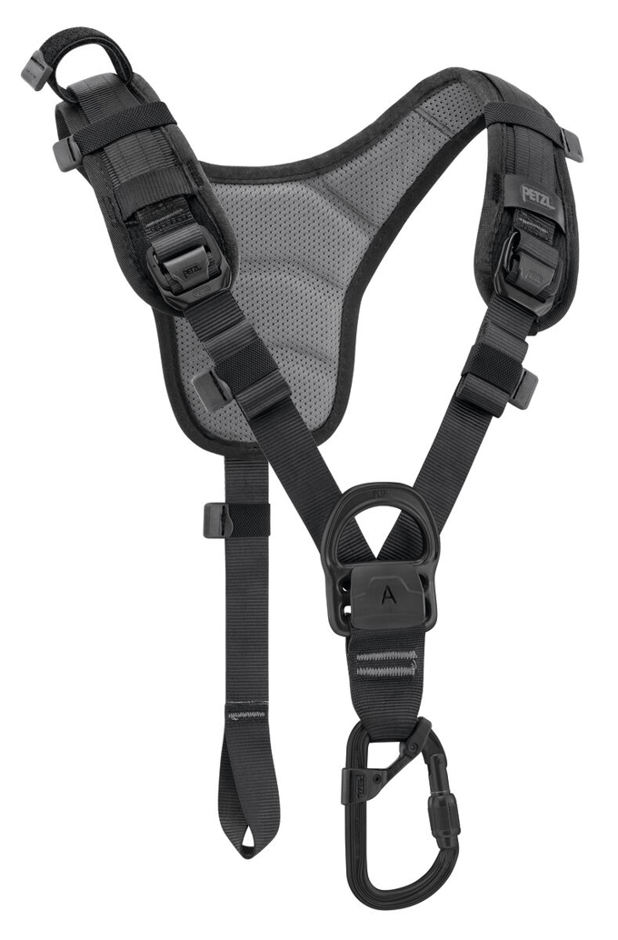 Petzl TOP - Chest Harness Black 160–200 cm