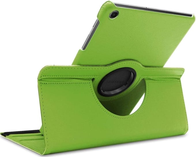LuxeBass Samsung Galaxy Tab A7 (2020) 10.4 inch - Draaibare Tablet Case met Standaard - Groen