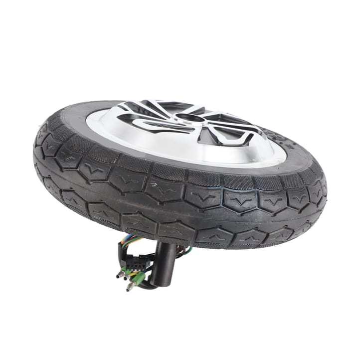 36V 350W 8in Elektrische Scooter Wielnaafmotor Enkele As Wielmotor met Band black