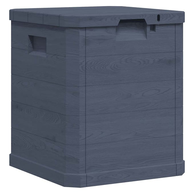vidaXL - Opbergbox - 90 - L - antraciet