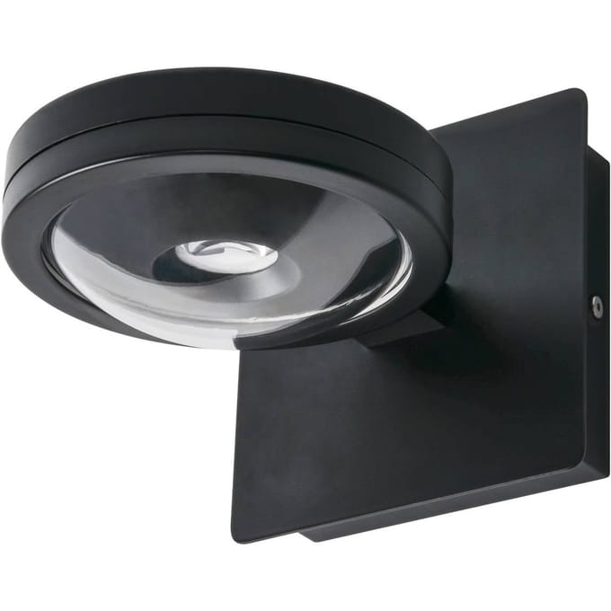 MEGATRON Solo Punto LED wandlamp, mat zwart