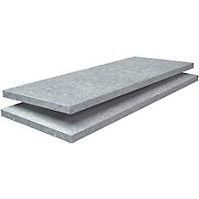 Legbord, voor legbordstelling, 1000 x 400 mm, gegalvaniseerd, 2 stuks