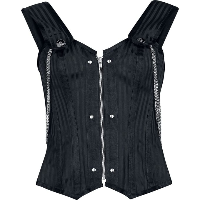 Gothicana by EMP - Gothic Corsage - S - voor Vrouwen - zwart