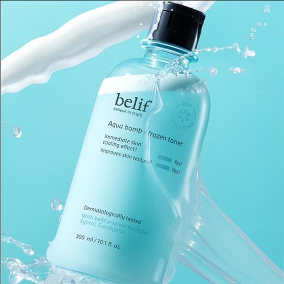 [belif] Aqua Bomb Frozen Toner 300ml white