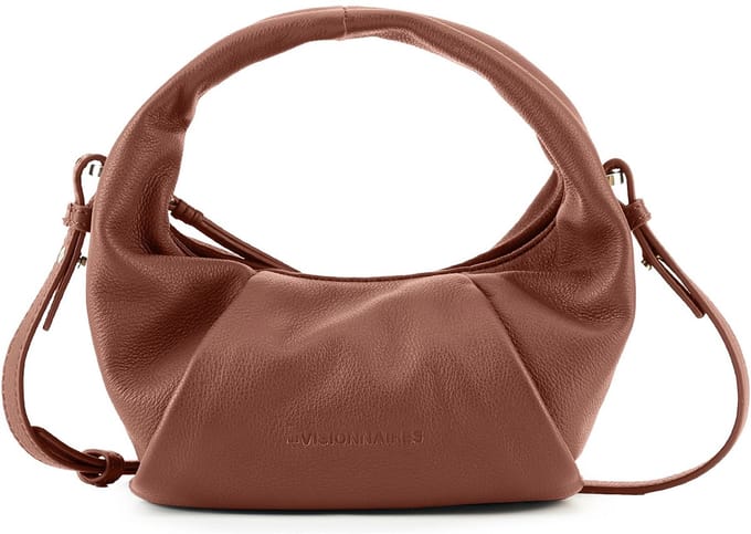 Les Visionnaires Greta Mini Essential Soft Grainy - Schoudertas 23 cm (chestnut)