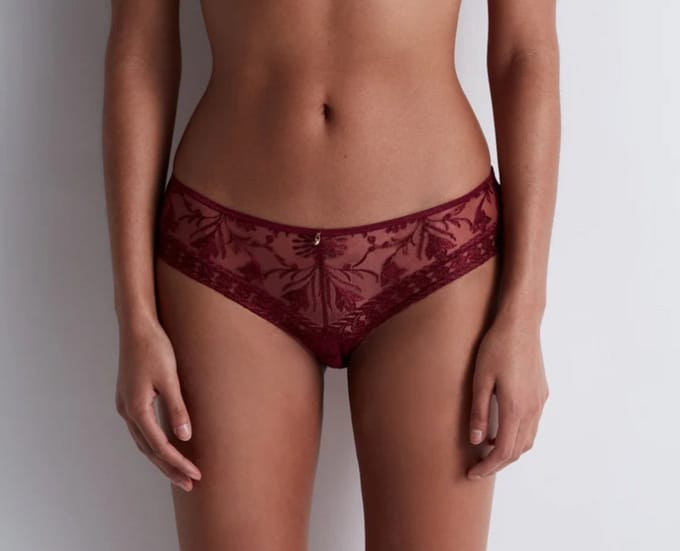 Aubade Magnetic Spell - hipster - maat 40 - crimson red - 2D94