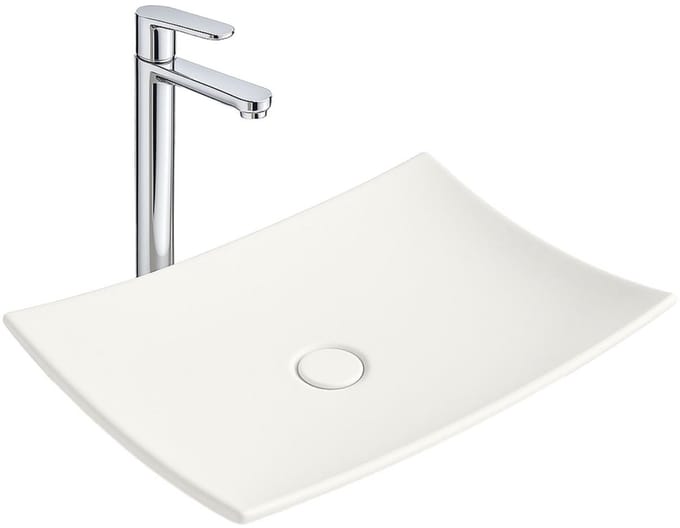 ALONI Cavon Waskom – 60x40x12 cm – Glanzend Wit