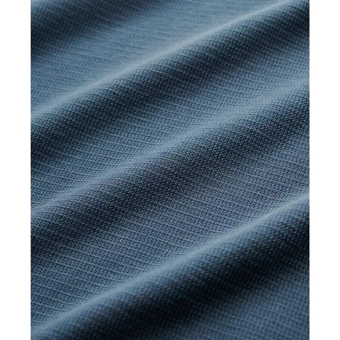 Superdry Trui Henley Textured Blauw - Maat S - Heren