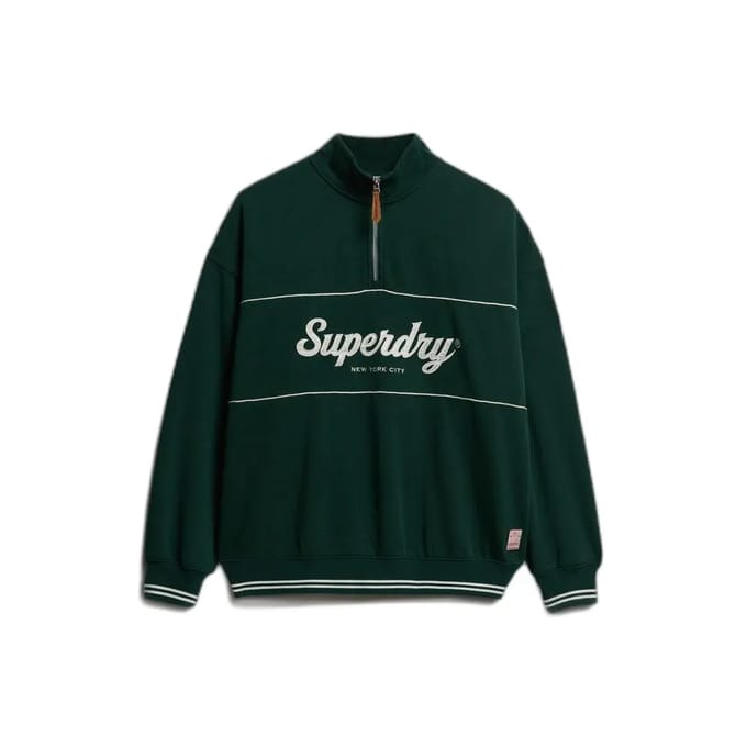 Dames sweatshirt met 1/4 rits Superdry Country Club
