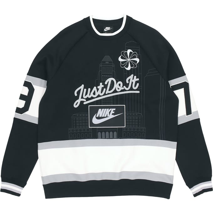 Nike Sweatshirts Heren Ronde Hals Normaal Regular AR1986-010 S white