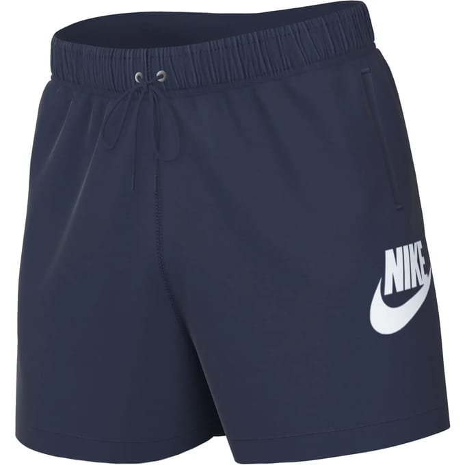 Nike Shorts - DonkerBlauw / Wit - Maat XS