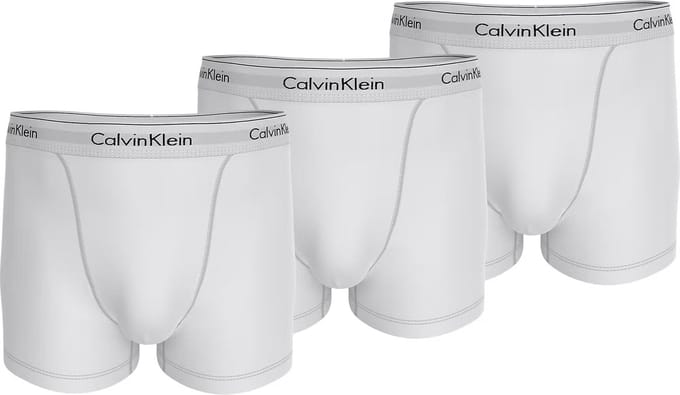 Calvin Klein Underwear 3-Pack Icon Relaxed Trunks - Wit- Heren, Wit M