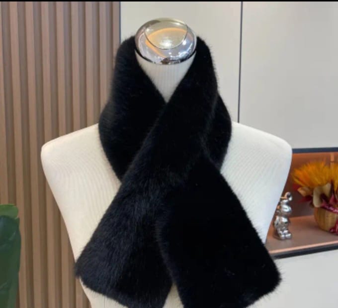 Warme Winddichte Sjaal - fluffy - zacht - Nekwrap - Handwasbaar - Bruin