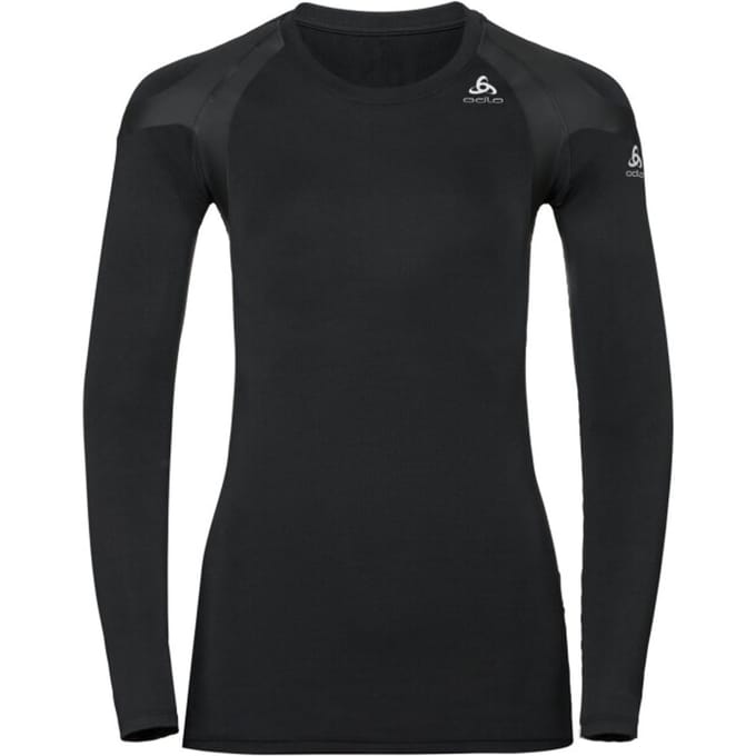Odlo BL TOP Crew neck L/S ACTIVE SPINE LIGHT Black - Maat XL