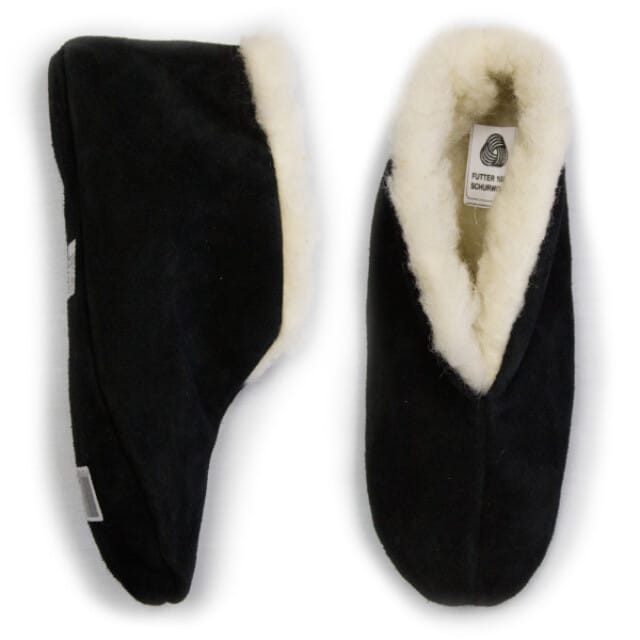 Bernardino® - Spaanse sloffen - 100% Wol - Zwart - Maat 40