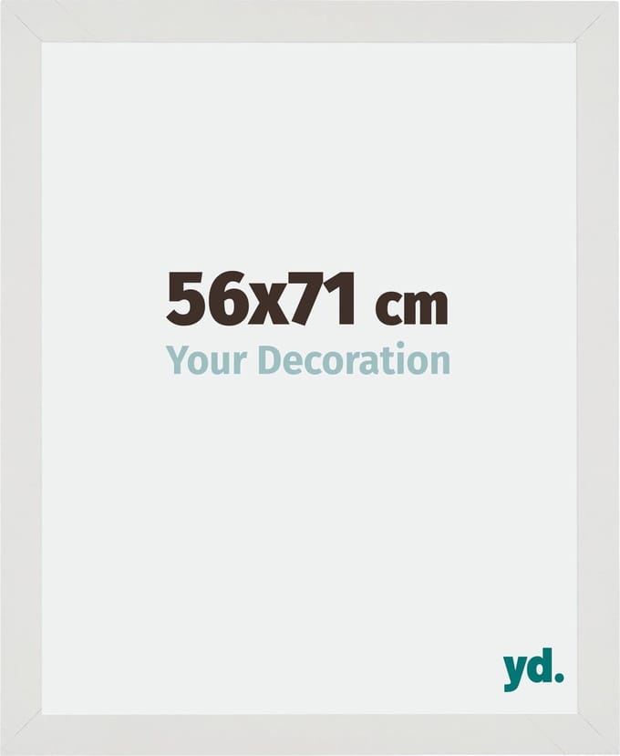 Your Decoration - Fotolijst 56x71 cm - MDF - Wit Mat - Mura