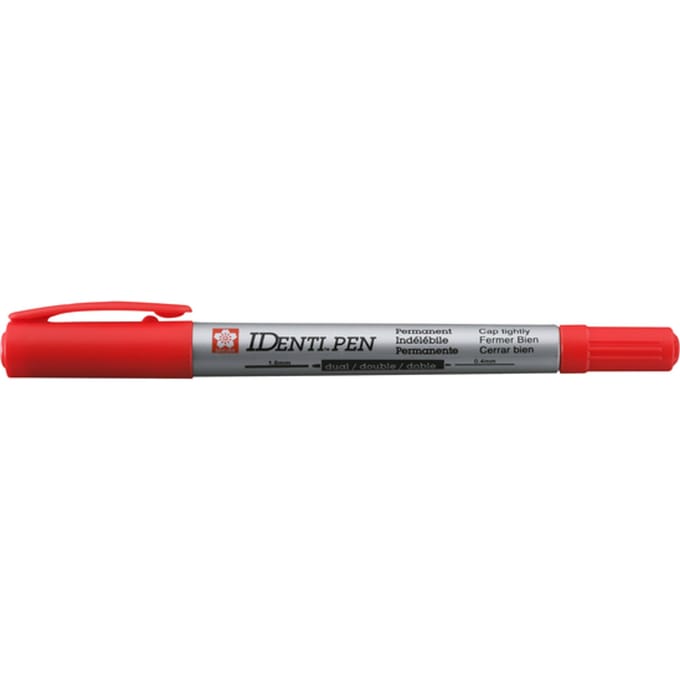 Viltstift Sakura IDenti-pen multifunctioneel rood