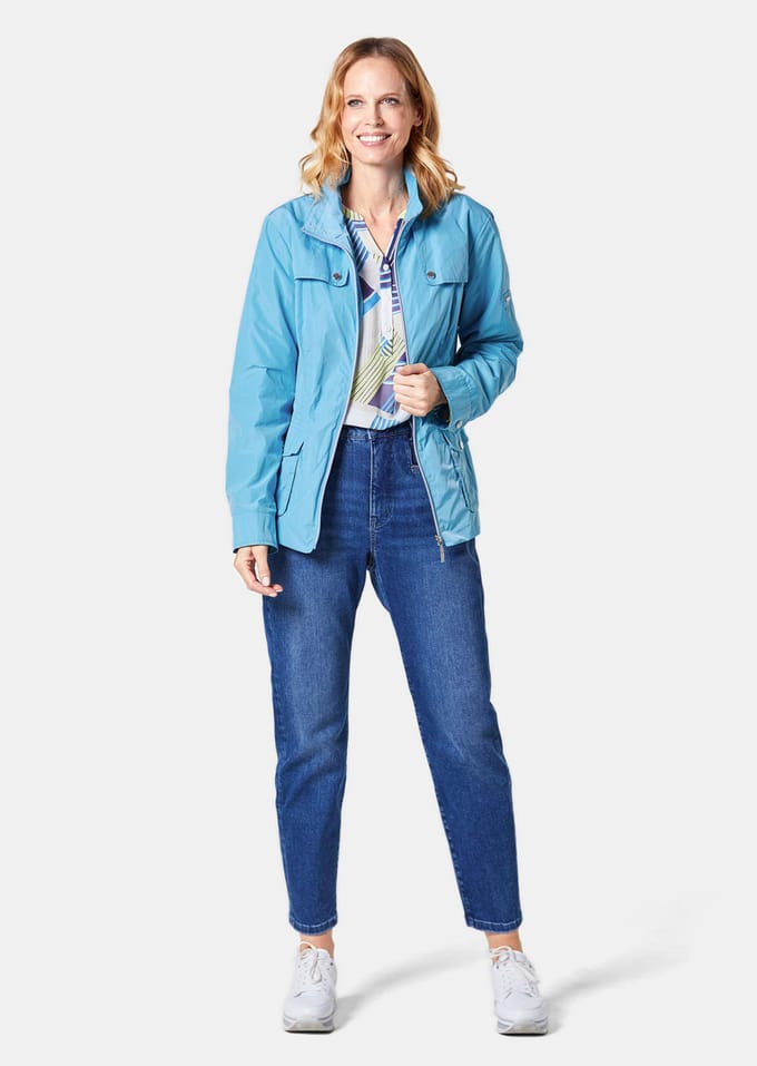 Outdoorjack - blauw - Gr. 42 van Goldner Fashion