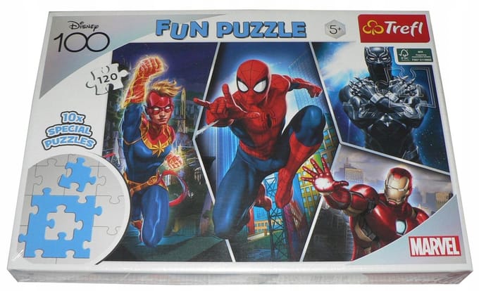 Trefl Spider-Man Puzzel 120 Stuk - Puzzel in Puzzel