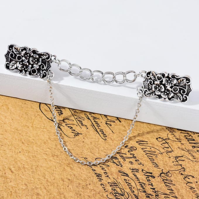 Vest Clip Sprankelend Veilige Houding Elegant Ontwerp Functioneel Accessoire Retro Mode Vest Clip Met Strass Steentjes Vintage