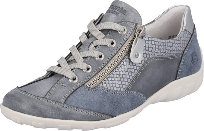 Remonte Dames Sneaker - R3410-14 Blauw/Combi - Maat 41