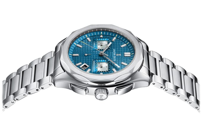 Jacob Zech - Heren Horloge Lisboa - Zilver